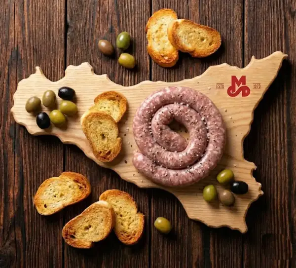 Salsiccia con Suino Nero Sale e Pepe