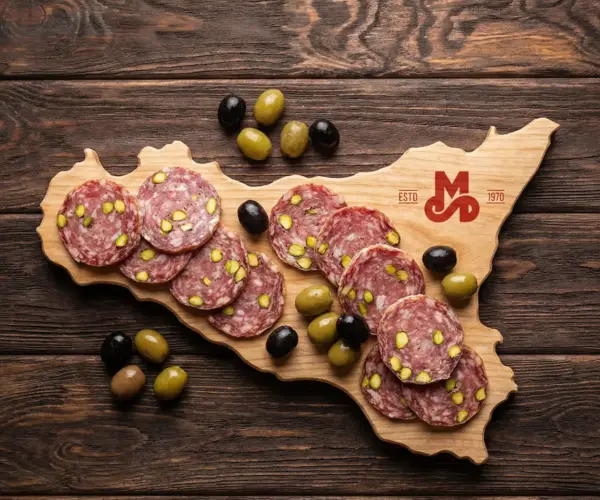 Salame con Suino Nero al Pistacchio