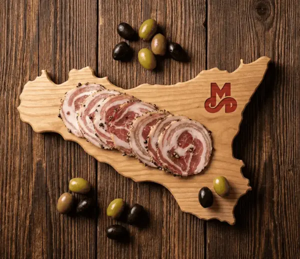 Pancetta al Pepe con Suino Nero dei Nebrodi