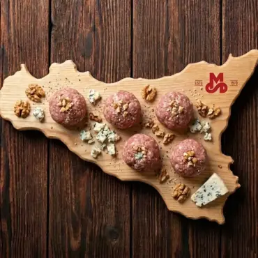 Polpette di Scottona con Noci e Gorgonzola