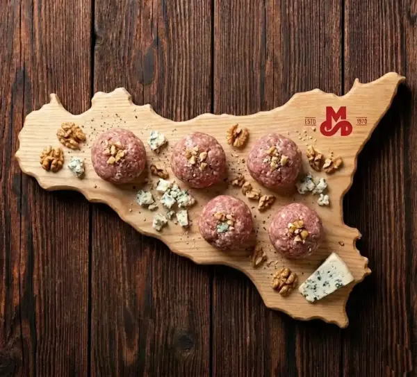 Polpette di Scottona con Noci e Gorgonzola
